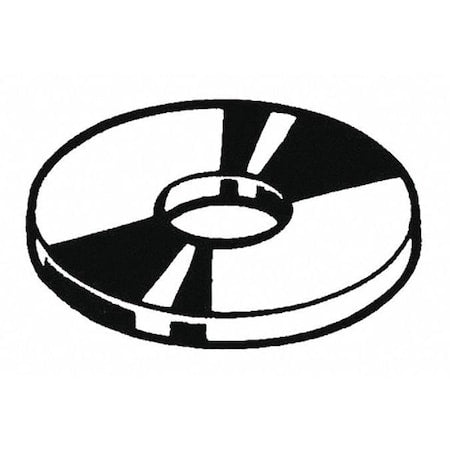 Fender Washer, For Screw Size 5/16" ,Stainless Steel Plain Finish, 50 PK