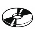Fender Washer, For Screw Size 3/16" ,Steel Black Oxide Finish, 100 PK