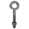Eye Bolt Without Shoulder, 1/2"-13, 3-1/4 in Shank, 1 in ID, Steel, Galvanized
