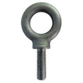 Eye Bolt With Shoulder, 3/8"-16, 5/8 in Shank, 1 in ID, Steel, Plain