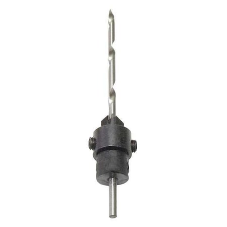 Drill Bit Countersink,60 deg.,1/8" Drill