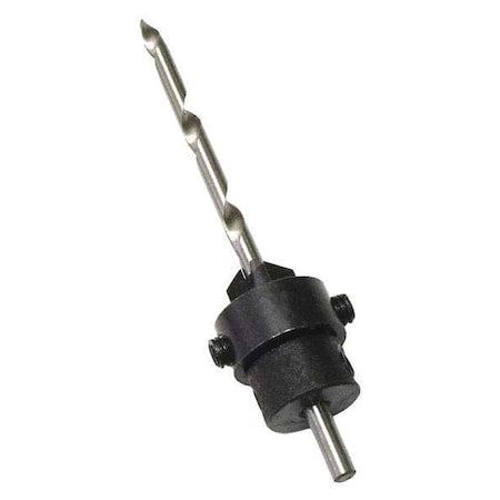 Drill/Countersink, 3-3/4in L,  Sandblasted