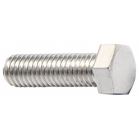 316, 3/8"-16 Hex Head Cap Screw, NL-19 Stainless Steel, 1 in L, 10 PK