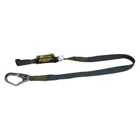Miller Arc Flash Rated Shock Absorbing Lanyard, 6 ft. Length, Web Loop, Kevlar, 1 Leg(s)
