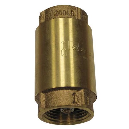 3/4" FNPT Low Lead Brass Spring Check Valve