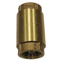 1-1/4" FNPT Low Lead Brass Spring Check Valve