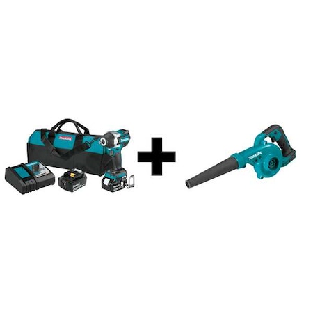 LXT BL 1/2" Impact Wrench Kit,18V