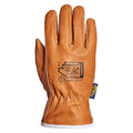 Multipurpose Leather Glove, Goatskin, 10" Length, Tan, Size 2XL (11)