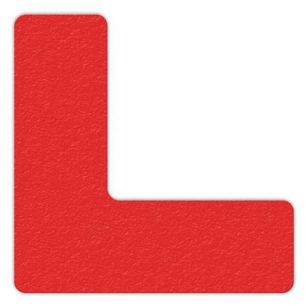 Workplace Floor Organization Marker Vinyl Film Red, 6" W x 6" L, 0.58 mil Thick