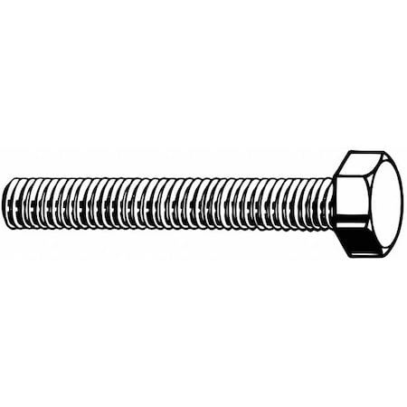Grade 8, 5/16"-18 Hex Head Tap Bolt, Black Oxide Steel, 4-1/2 in L, 25 PK