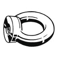 Eye Bolt M14-2.00, 30 mm ID, Steel, Black Oxide, 10 PK