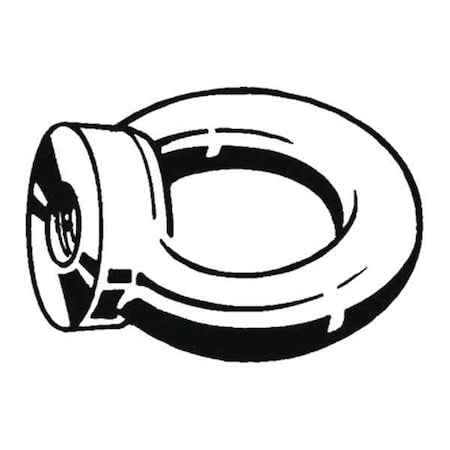 Eye Bolt M14-2.00, 30 mm ID, Steel, Black Oxide, 10 PK