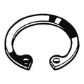Internal Retaining Ring, Steel, Plain Finish, 120 mm Bore Dia., 5 PK