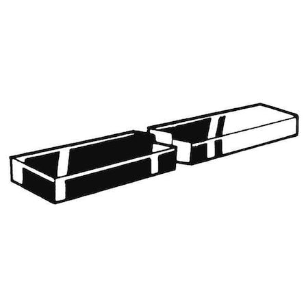 Undersized Key Stock, C45K Steel, Plain, 1000 mm L, 12 mm W, 8 mm H