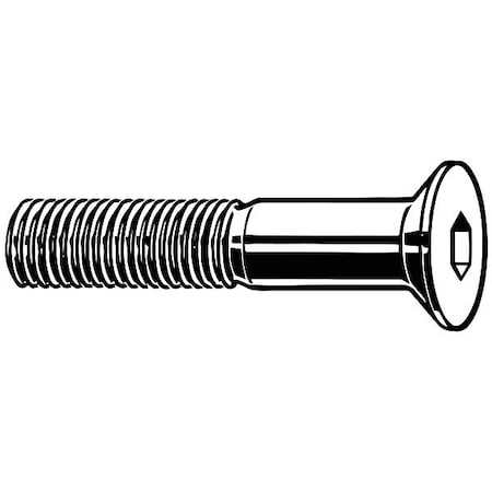 M3-0.50 Socket Head Cap Screw, Flat, Plain 18-8 Stainless Steel, 25 mm Length, 50 PK