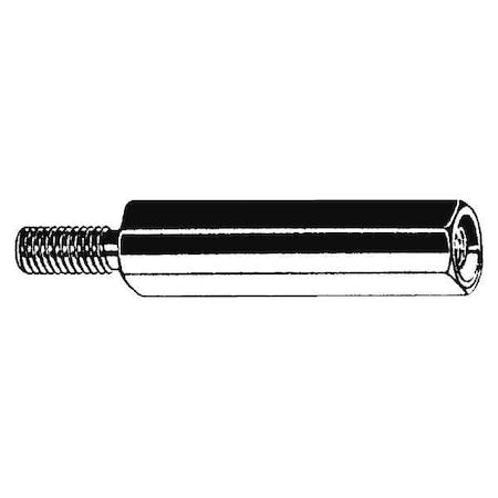Hex Standoff, Zinc Plated Steel, 23 mm Overall Lg, 100 PK