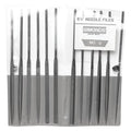 Needle File Set,5-1/2in.L,Swiss,12 pcs.