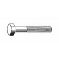 Grade 8, 9/16"-12 Hex Head Cap Screw, Zinc Yellow Steel, 5 in L, 5 PK