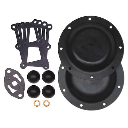 Repair Kit,Buna,Fluid,2 In Metallic Pump