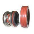 Shaft Seal, 5/8 In, Viton, Carbon, Ceramic, Seat Bore: 1.25 in