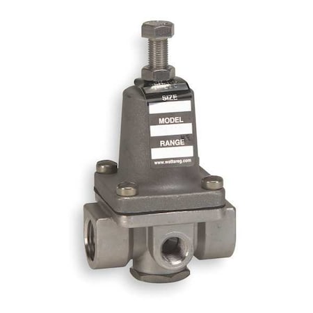 Pressure Regulator,1/2 In,20 to 175 psi