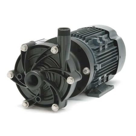 1/2 HP PVDF Magnetic Drive Pump 208-230/460V 1" FNPT