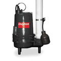 1/2 HP 2 in. Auto Submersible Sewage Pump 115V Tether