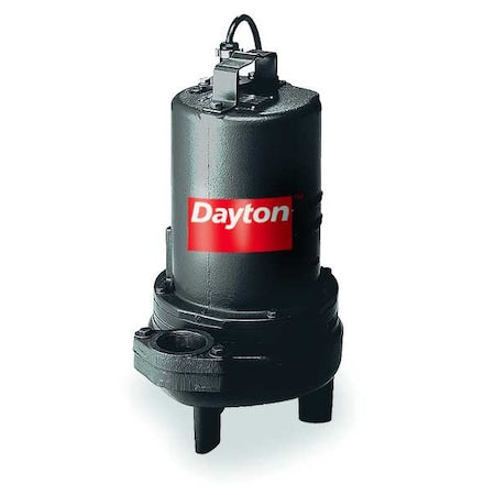 1 HP 2" Manual Submersible Sewage Pump 460V