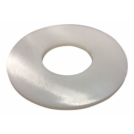 Flat Washer, For Screw Size #3 ,Nylon Plain Finish, 40 PK