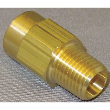 1/8" FNPT x MNPT Brass Piston Spring Check Valve