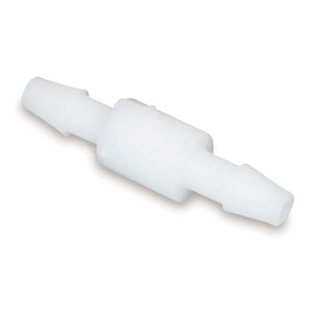 1/4" Barb Polypropylene Ball Cone Spring Check Valve