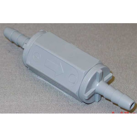 1/4" Barb Gray PVC Ball Cone Spring Check Valve