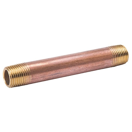 2" MNPT x 6 ft. TBE Red Brass Pipe Sch 40