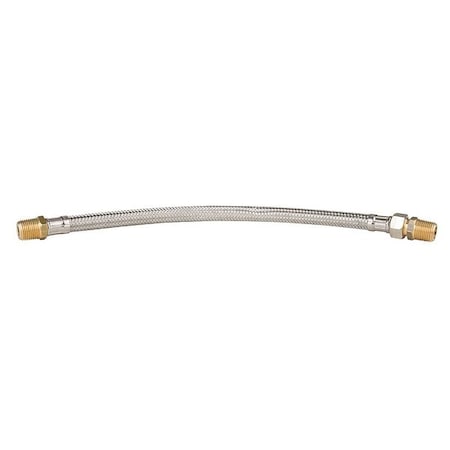 Flexible Hose Assy,1/2 In,18 In L,EPDM