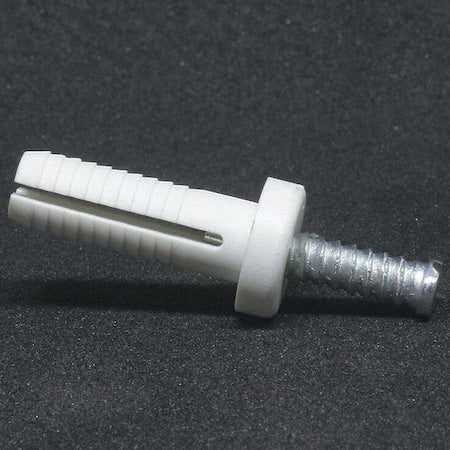 Nail Drive Anchor, 3/16" Dia., 3/4" L, Nylon Zinc Plated, 5 PK