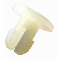 Push-In Rivet, Dome Head, 0.29 in Dia., 21/32 in L, Nylon Body, 40 PK