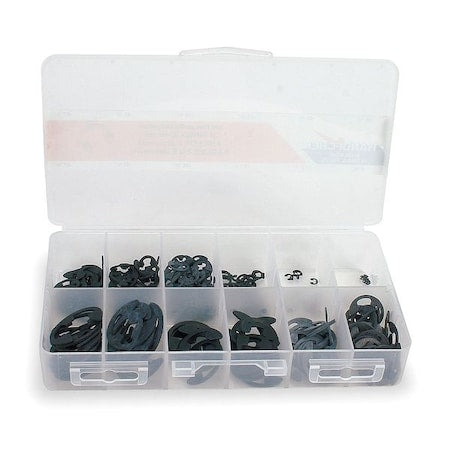 External Retaining Ring Assortment, Steel, Phosphate Finish