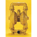 Double Diaphragm Pump, Aluminum, Air Operated, PTFE, 155 GPM