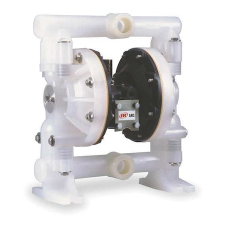 Double Diaphragm Pump, Polypropylene, Air Operated, PTFE, 47 GPM