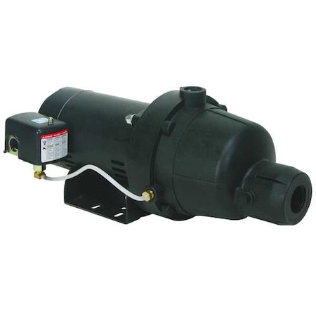 Shallow Well Jet Pump, Plastic, 1 HP