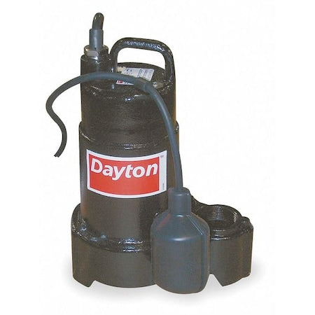 EffluentPump,20ft,4.3A,0.5hp,240VAC