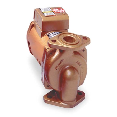 Portable Water Circulating Pump, 1/6 hp, 115V, 1 Phase, Flange Connection, 31 ft Max Head