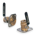 Flange,Brass/Steel,FNPT,3/4in,PK2