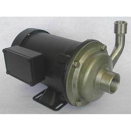 Cntrfug Pmp,304SStl,3P,3/4in,1/2hp,38gpm