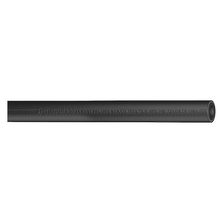 1/2" ID x 50 ft Rubber Steam Hose BK, Type: Bulk