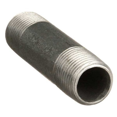 3/8" MNPT x 4" TBE Galvanized Steel Pipe Nipple Sch 40