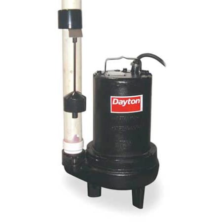 1 HP 2" Auto Submersible Sewage Pump 230V Vertical