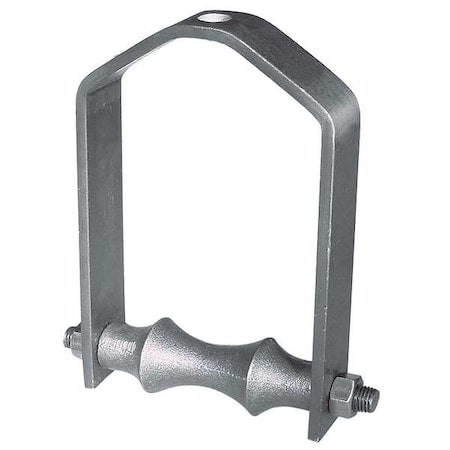 Pipe Roll with Steel Yoke,Cast Iron,6 In