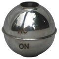 Tubed Magnetic Float Ball,Round,SS,1 In