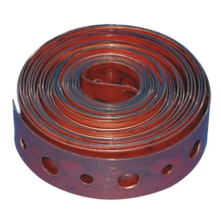 Hanging Strap,100FtL,Copper Plated Steel